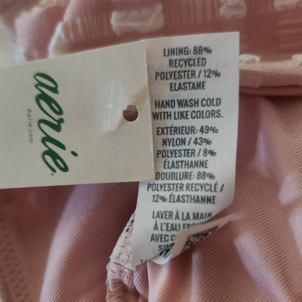 🆕️AERIE NWT Pink Large Bikini Top - Picture 10 of 12